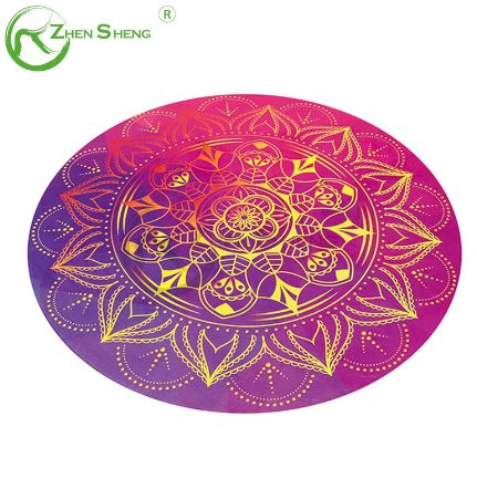 custom round yoga mat