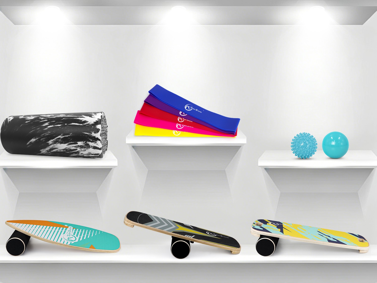 Massage and therapy products lineup