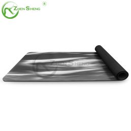 Mixed Color Leather Rubber Professional Exercise Fitness Pilates Yoga Mat