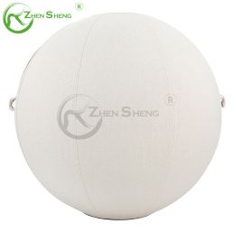 55, 65, 75cm Greige Cotton Economical Exercise Ball Sitting Ball Yoga Ball Cover