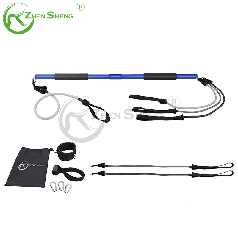 pilates stick bar with resistance bands