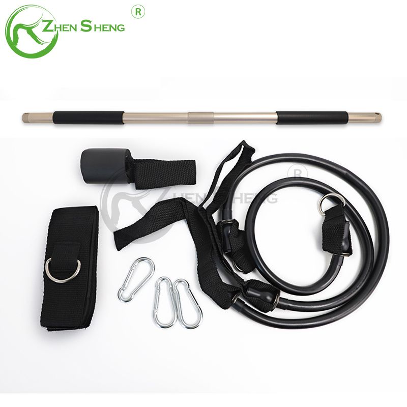pilates bar with resistance bands