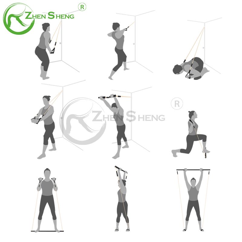 pilates bar with resistance bands