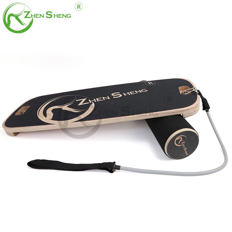 wooden surf balance board