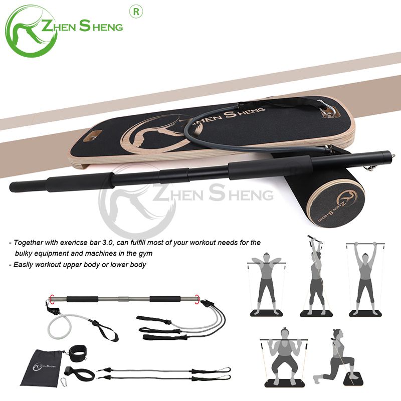 wooden surf balance board