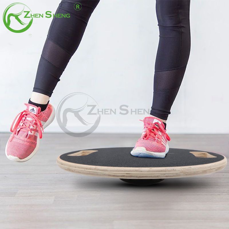 non- slip wooden surf balance board