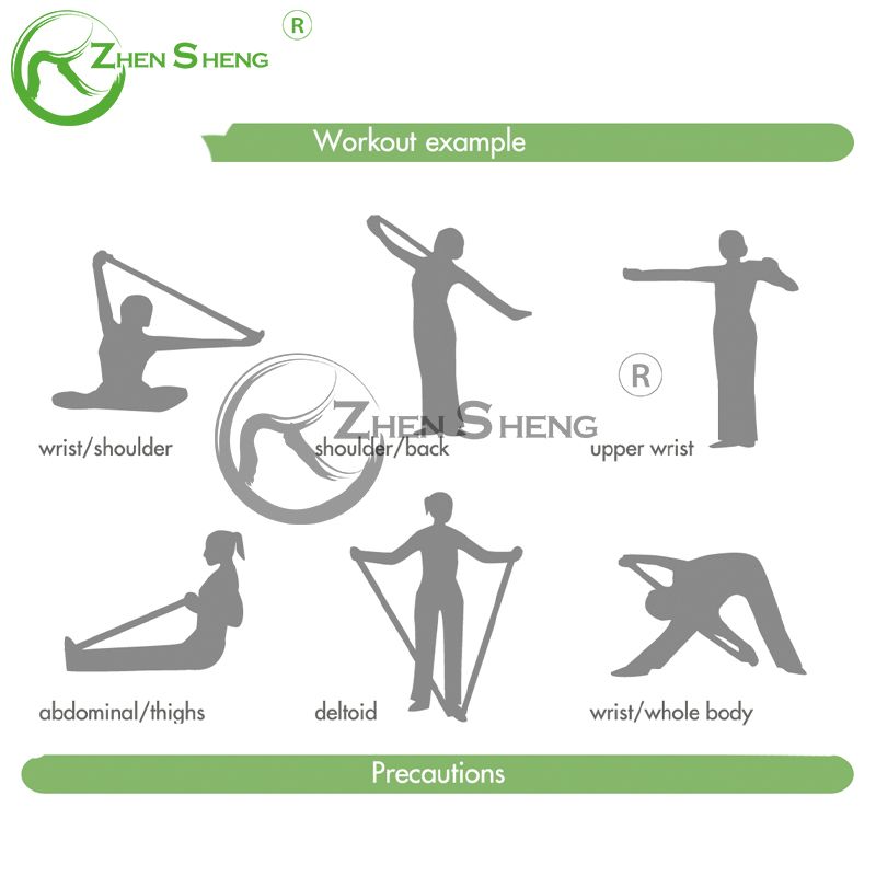 Professional Comprehensive Style 9 Loops Elastic Yoga Band