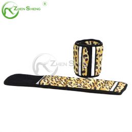 New Design Leopard Print Comfortable Ankle Wrist Weight with Reflective Strips