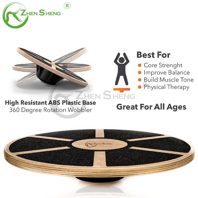 Wooden Circular Professional Wobble Balance Board 1.0