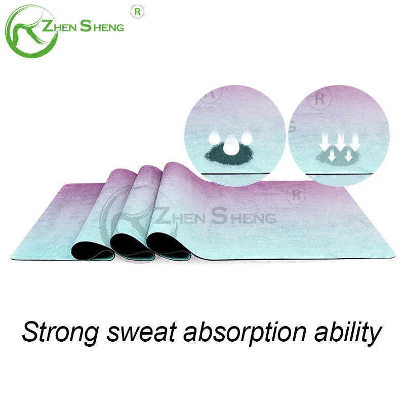 comfortable Suede TPE yoga mat