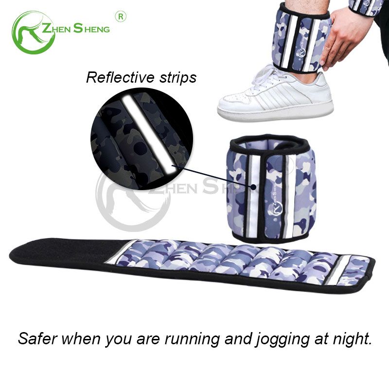 New Design Camouflage Comfortable Ankle Wrist Weight with Reflective Strips