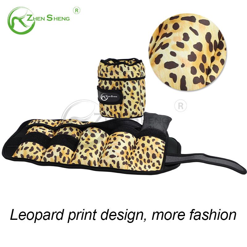 New Design Leopard Print Adjustable Multifunction Ankle Wrist Weight