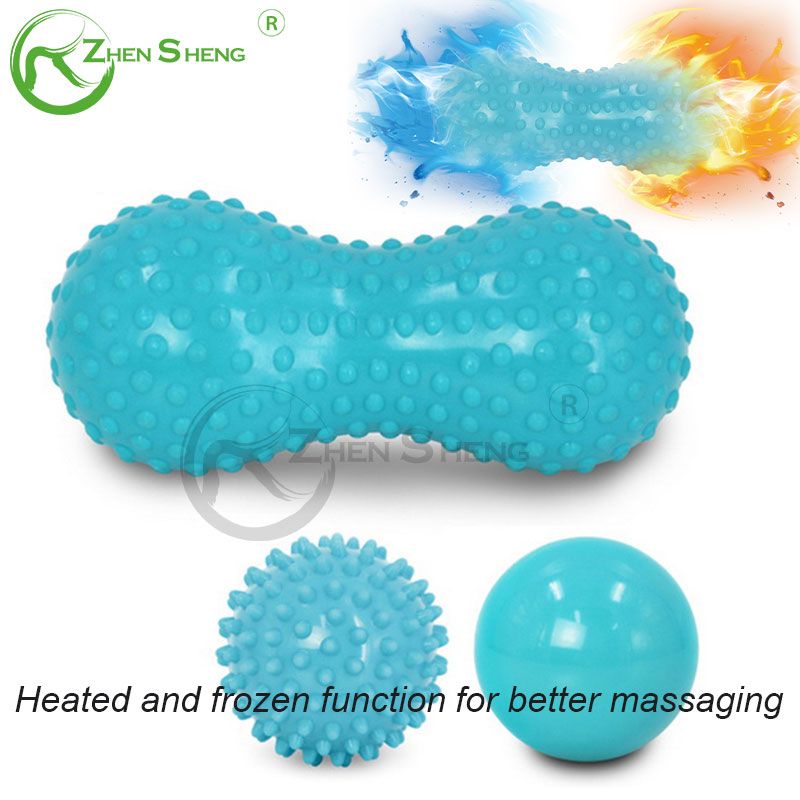 Multifunction Peanut Spiky Massage Roller Ball Hot Cold Therapy Kit