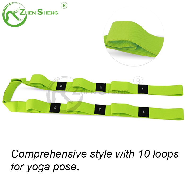 Economical Comprehensive Style 10 Loops Elastic Yoga Band