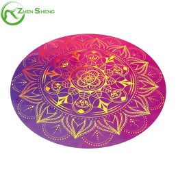 If some of us (including myself) were once quite sceptical of round yoga mats, now we might have to think twice because these mats are here to stay. What appeared at first as a passing fad, it’s now definitely becoming a thing, as it’s gaining more and more visibility and approvals by the day. And I couldn’t agree more!   What really made me change my mind is that this shape provides plenty of space for my practice, especially when teaching my zoom classes, because I can easily demonstrate each pose from any angle, without having to lay on an uncomfortable surface!  So if you’re keen on trying this new shape, here’s a round-up guide that could help you find the best circular mat for your practice!