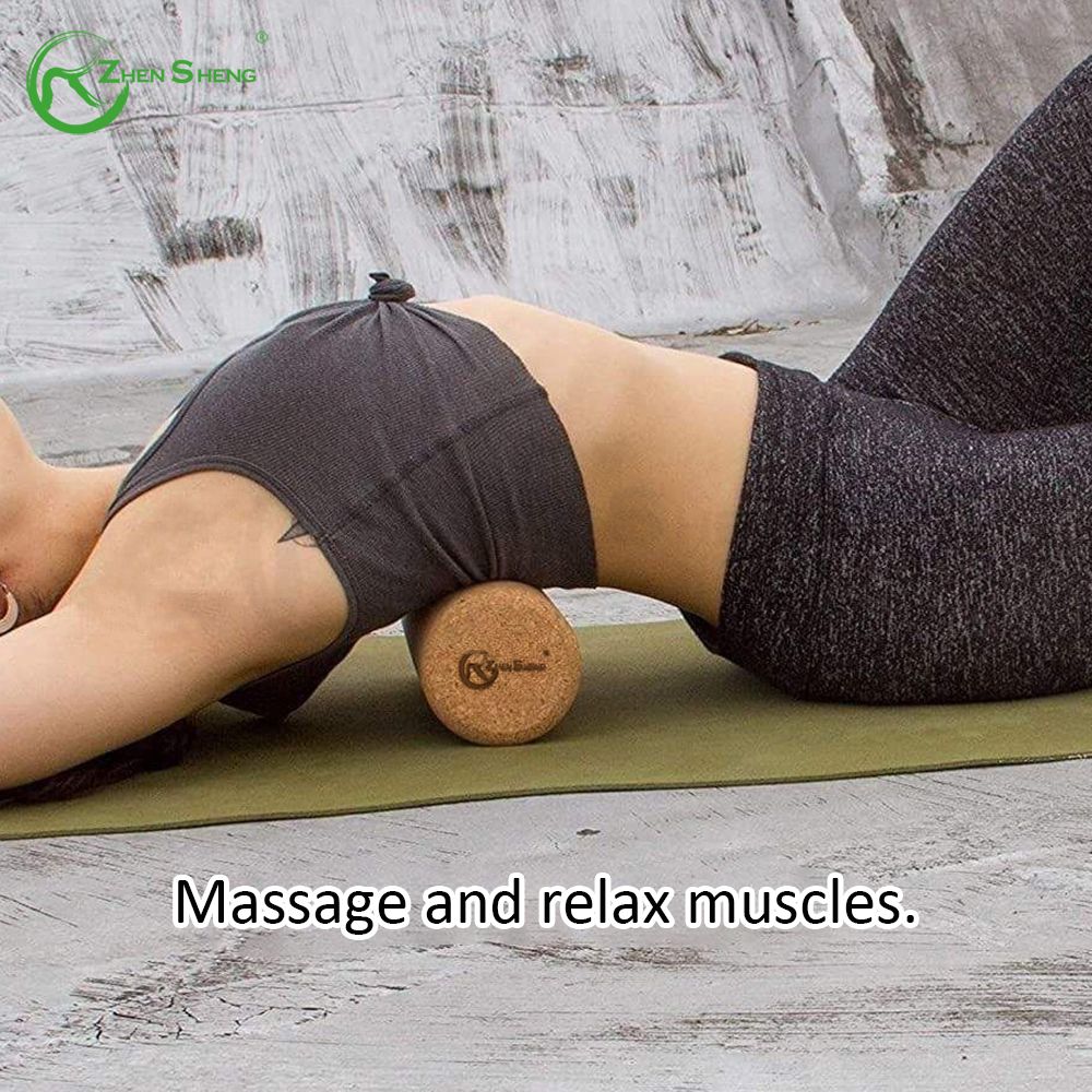 Professional Eco Friendly Massage Cork Yoga Roller