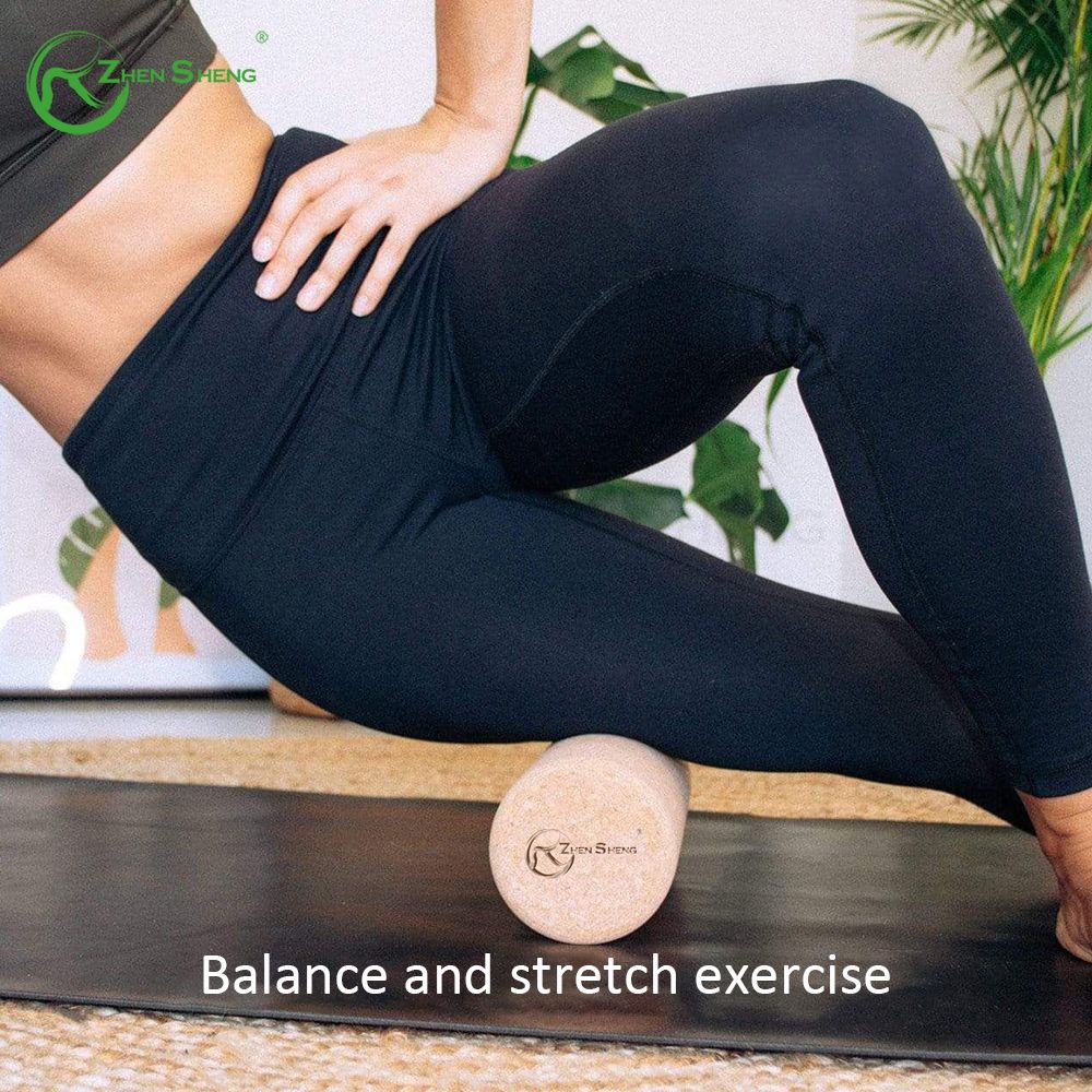 Professional Eco Friendly Massage Cork Yoga Roller