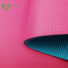 Excellent performance &  nonslip: soft enough to provide enough cushion while practicing. The non-slip textured surface of TPE provides an optimal grip without sacrificing comfort. This makes it suitable for many forms of Yoga. Nonslip on the wood floor, tile floor, cement floor.