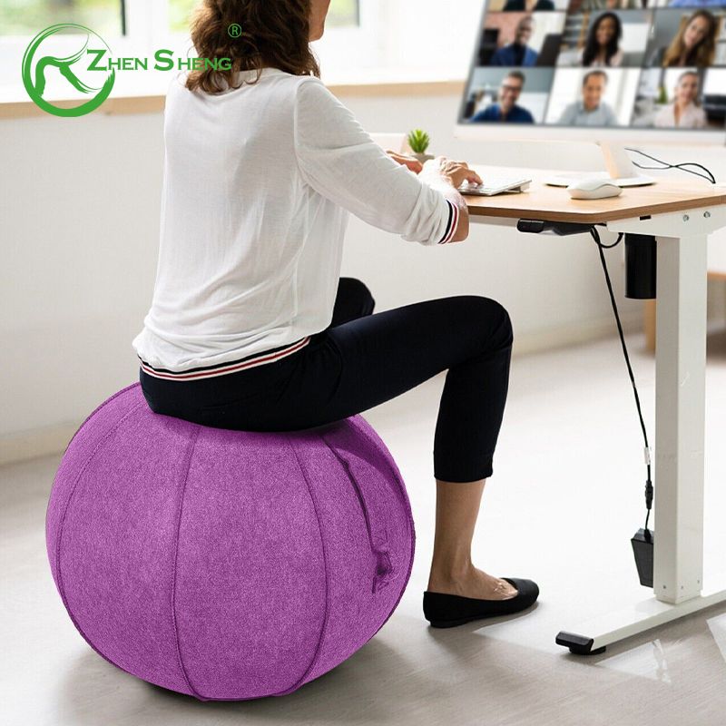 Imitation Cashmere 55, 65, 75cm Comfortable Exercise Ball Sitting Ball Yoga Ball Cover