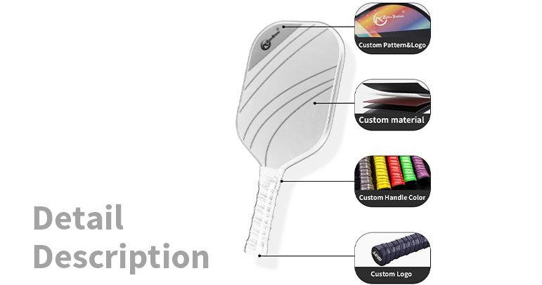 Unleash Your Brand Potential With Custom Carbon Fiber Pickleball Paddles From China